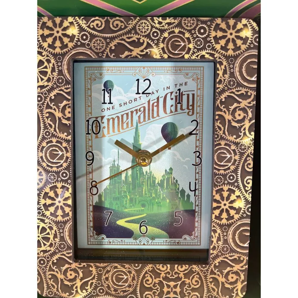 NEW Wicked Emerald City frame desk clock Wizard of Oz musical Broadway